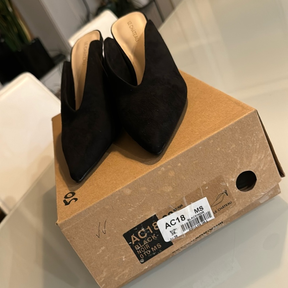 Heeled mules - size EU 38